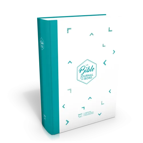 Bible SG21 Journal de bord rigide blanc/bleu