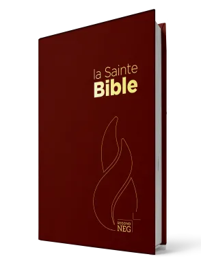 Bible NEG rigide grenat