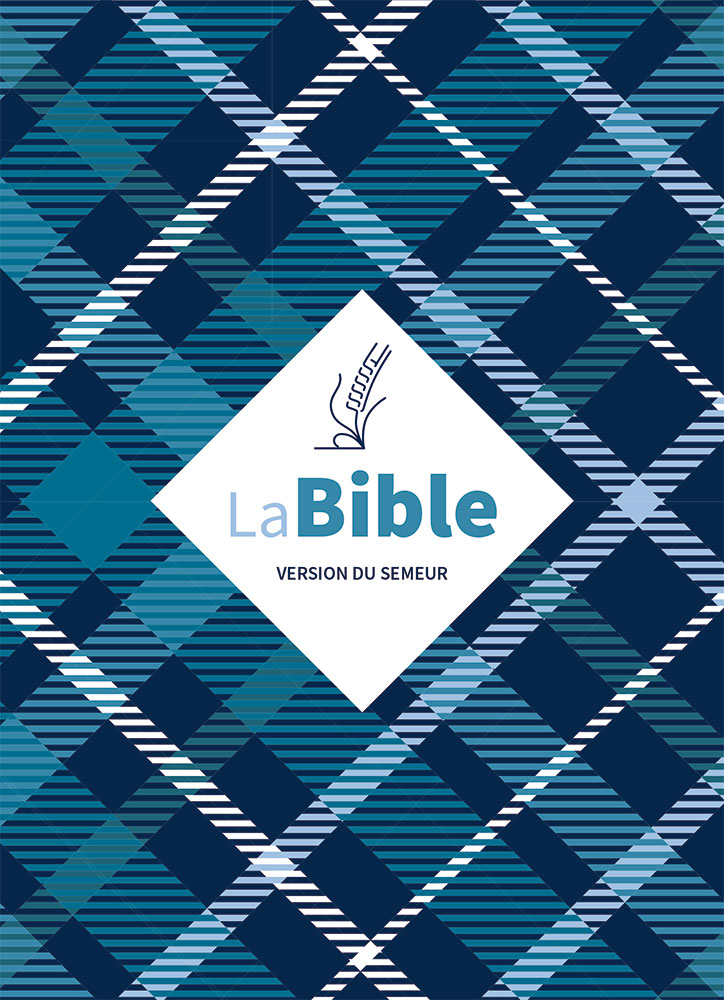 Bible Semeur souple textile carreaux