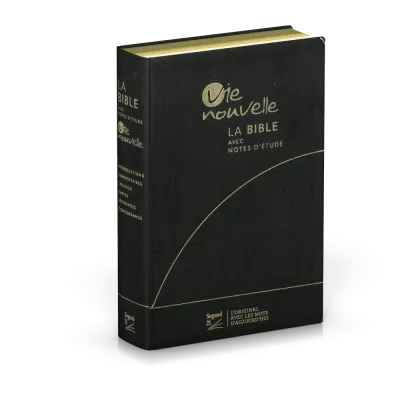 Bible SG21 Vie Nouvelle souple noire or