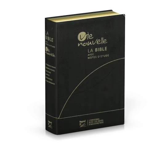 Bible SG21 Vie Nouvelle souple noire or
