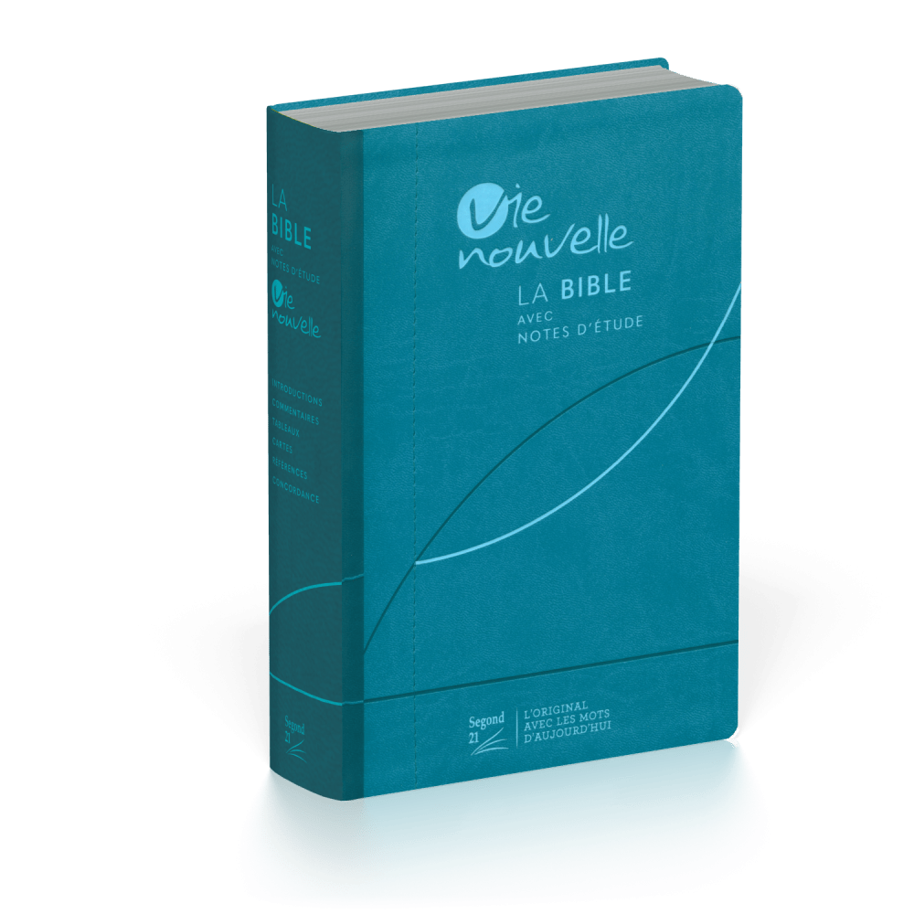 Bible SG21 Vie Nouvelle souple bleu argent