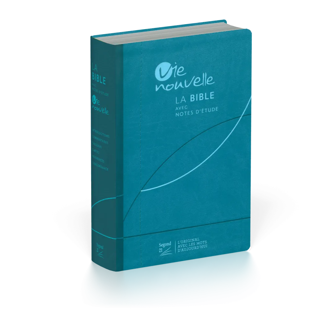 Bible SG21 Vie Nouvelle souple bleu argent
