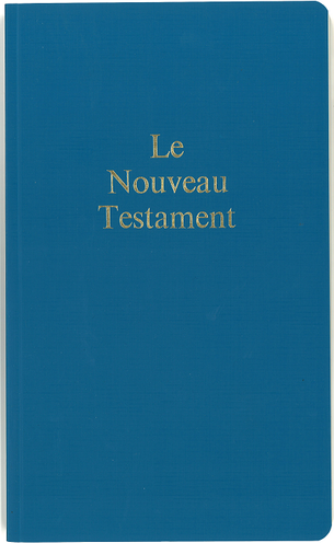 Nouveau Testament gros caractère souple bleu - Darby