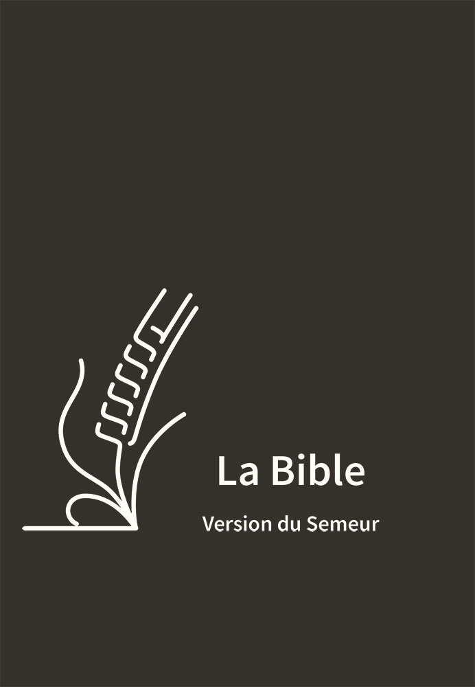 Bible Semeur souple noir zip