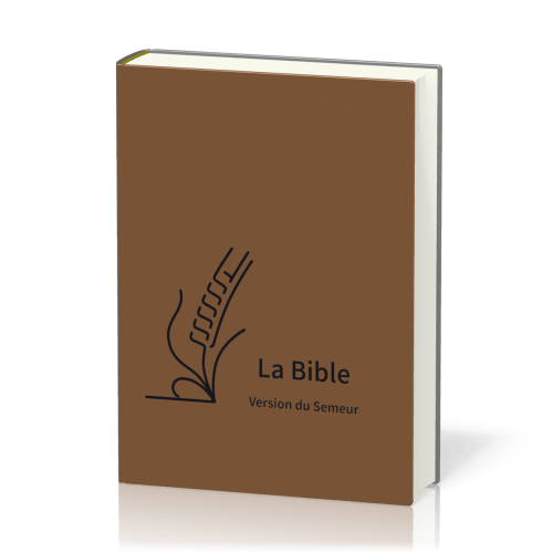 Bible Semeur souple lin marron