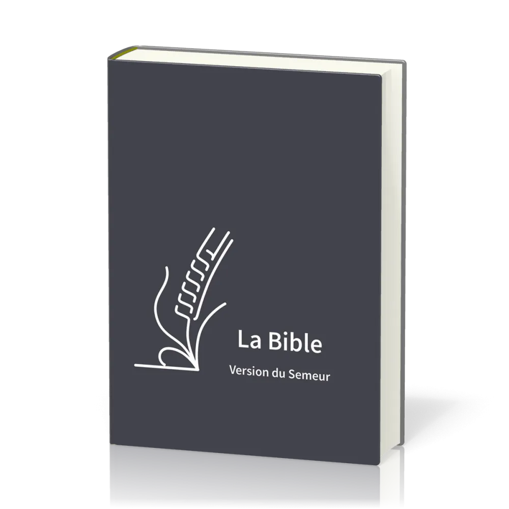 Bible Semeur souple textile bleu
