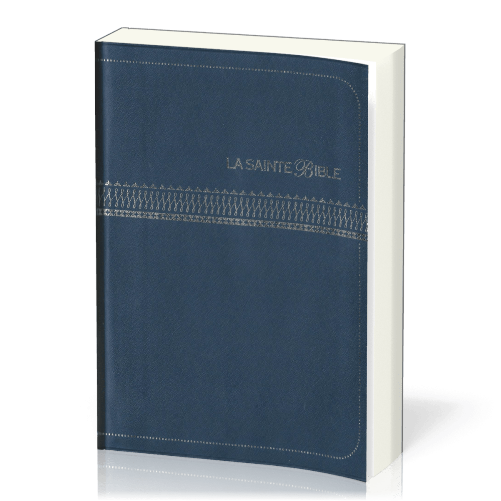 Bible Segond 1910 famille souple marine