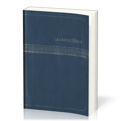 Bible Segond 1910 famille souple marine