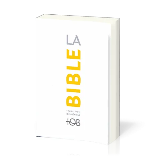 Bible TOB blanc notes essentielles