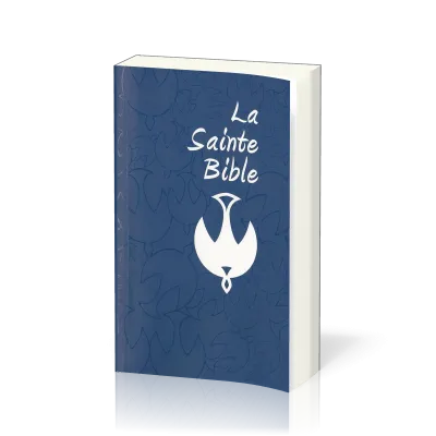 Bible Colombe souple bleu