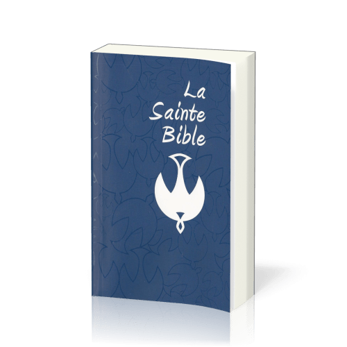 Bible Colombe souple bleu