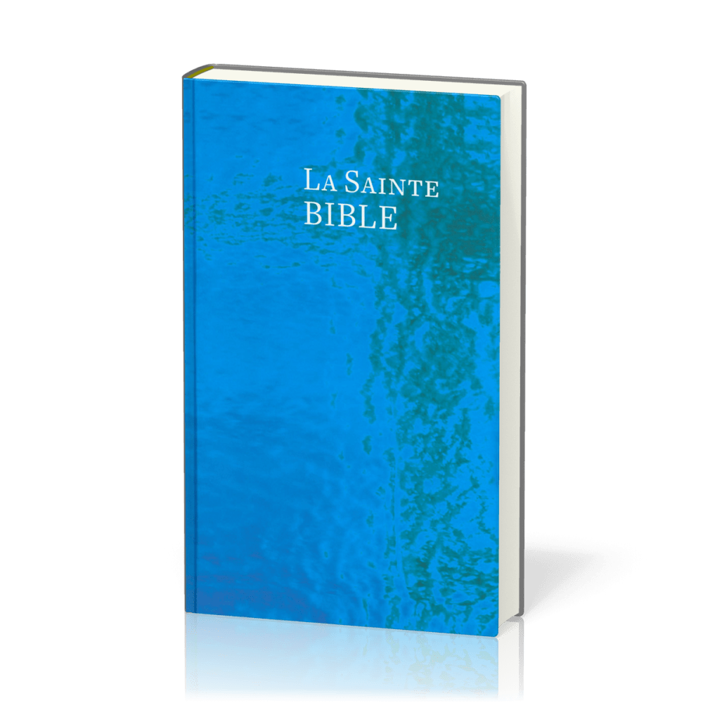 Bible Darby rigide bleu mini