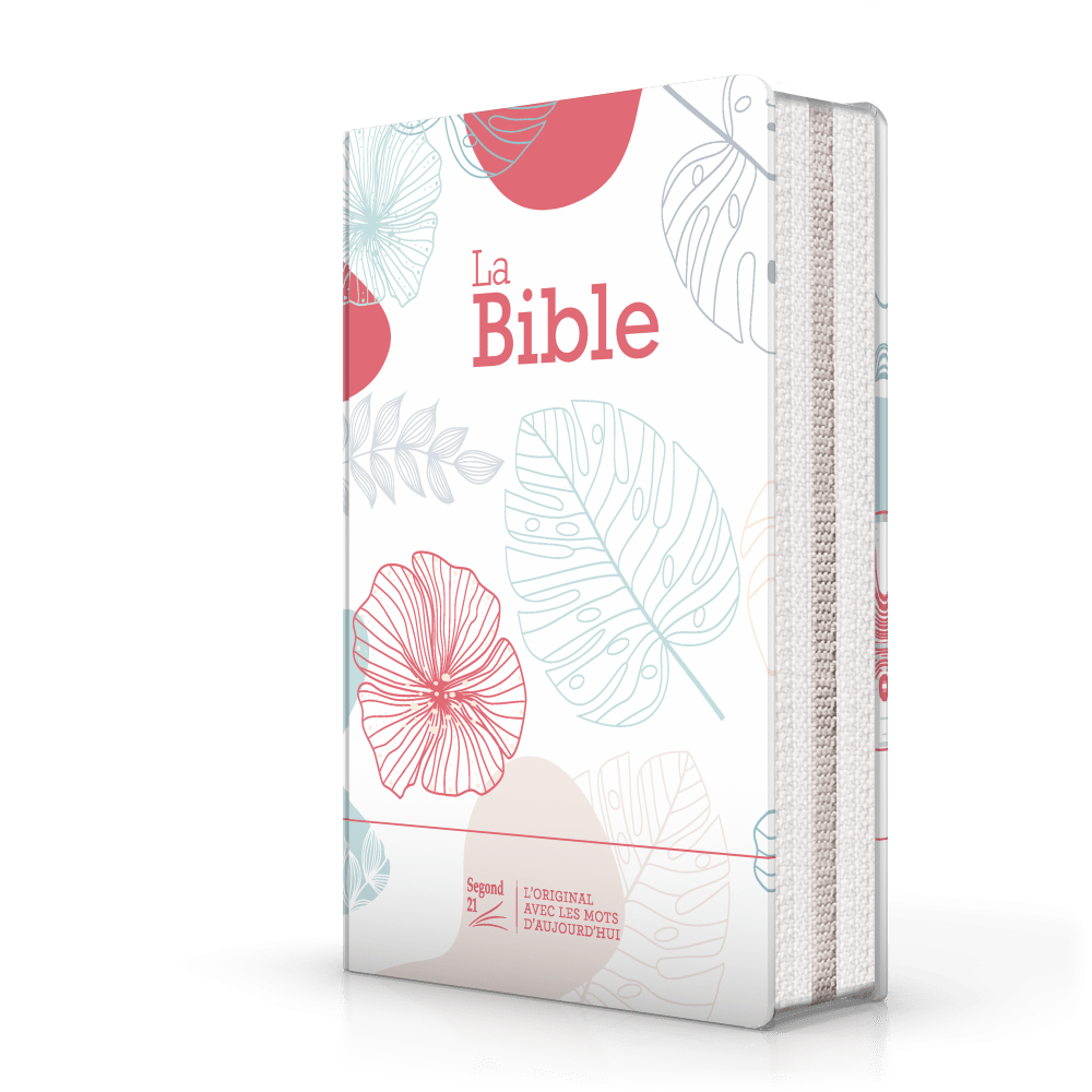 Bible SG21 souple fleur zip