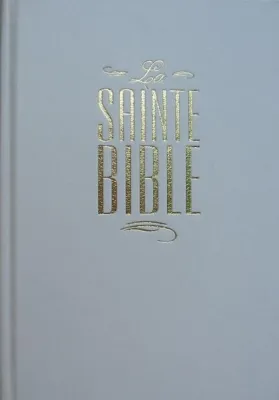 Bible Esaïe 55 rigide blanc