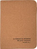 Porte bloc-notes A5 La fidélité du Seigneur est pour toujours - Ps. 106:1