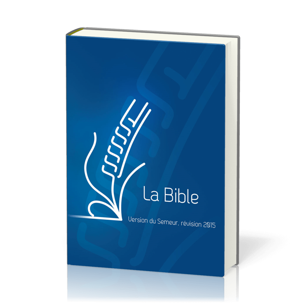 Bible Semeur rigide bleu illustrée