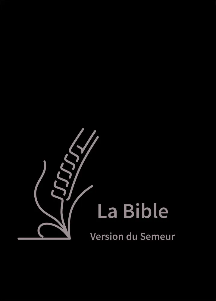 Bible Semeur gros caractères noir zip