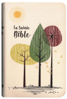 Bible Segond 1910 souple beige/arbre or