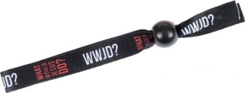 Bracelet WWJD noir