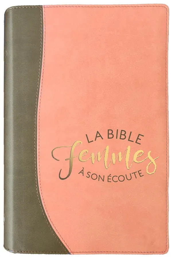 Bible Segond 1910 Femmes à son écoute souple sable/rose