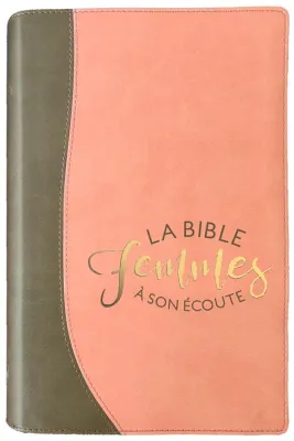 Bible Segond 1910 Femmes à son écoute souple sable/rose