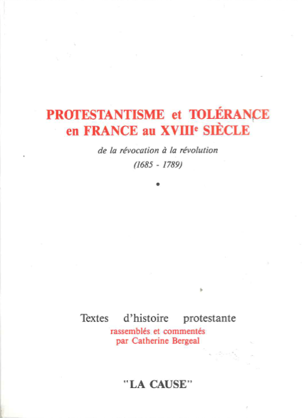 Protestantisme et libertés - de l’édit de Nantes à sa révocation 1598 - 1685