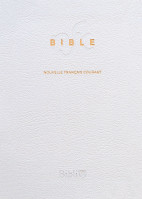 Bible NFC souple blanc or