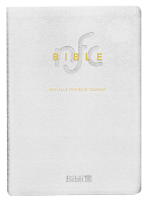 Bible NFC souple blanc or