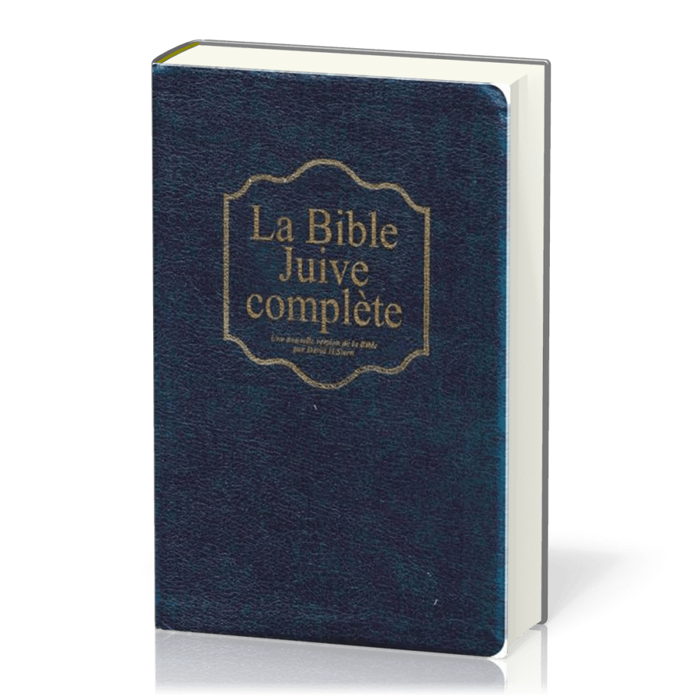 Bible juive complète souple bleu or onglets