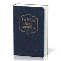 Bible juive complète souple bleu or onglets