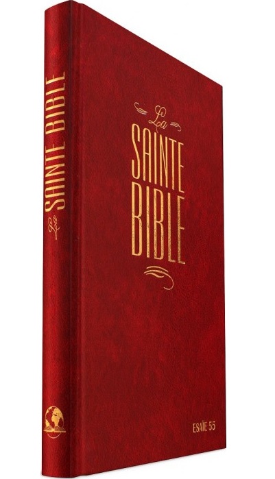 Bible Esaïe 55 rigide rouge