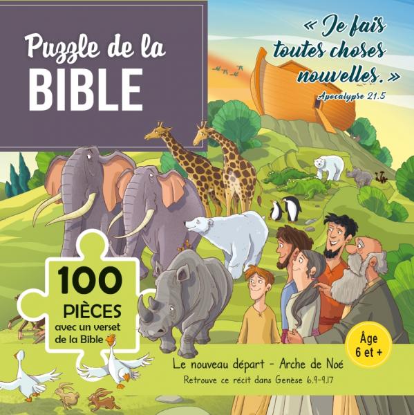 Puzzle de la Bible : Je fais toutes choses nouvelles - 100 pièces avec un verset de la Bible