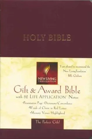 NLT Gift & Award Bible burgundy