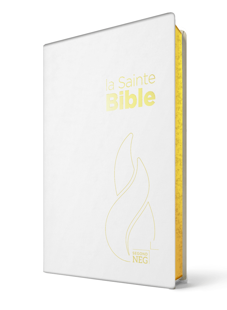 Bible NEG toilée blanc or