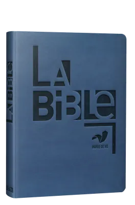 Bible PdV simili cuir bleu