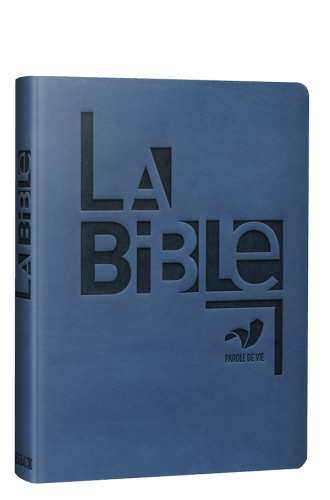 Bible PdV simili cuir bleu