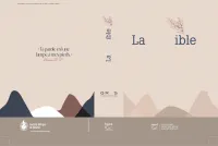 Bible SG21 gros caractères rigide toile matelassée beige